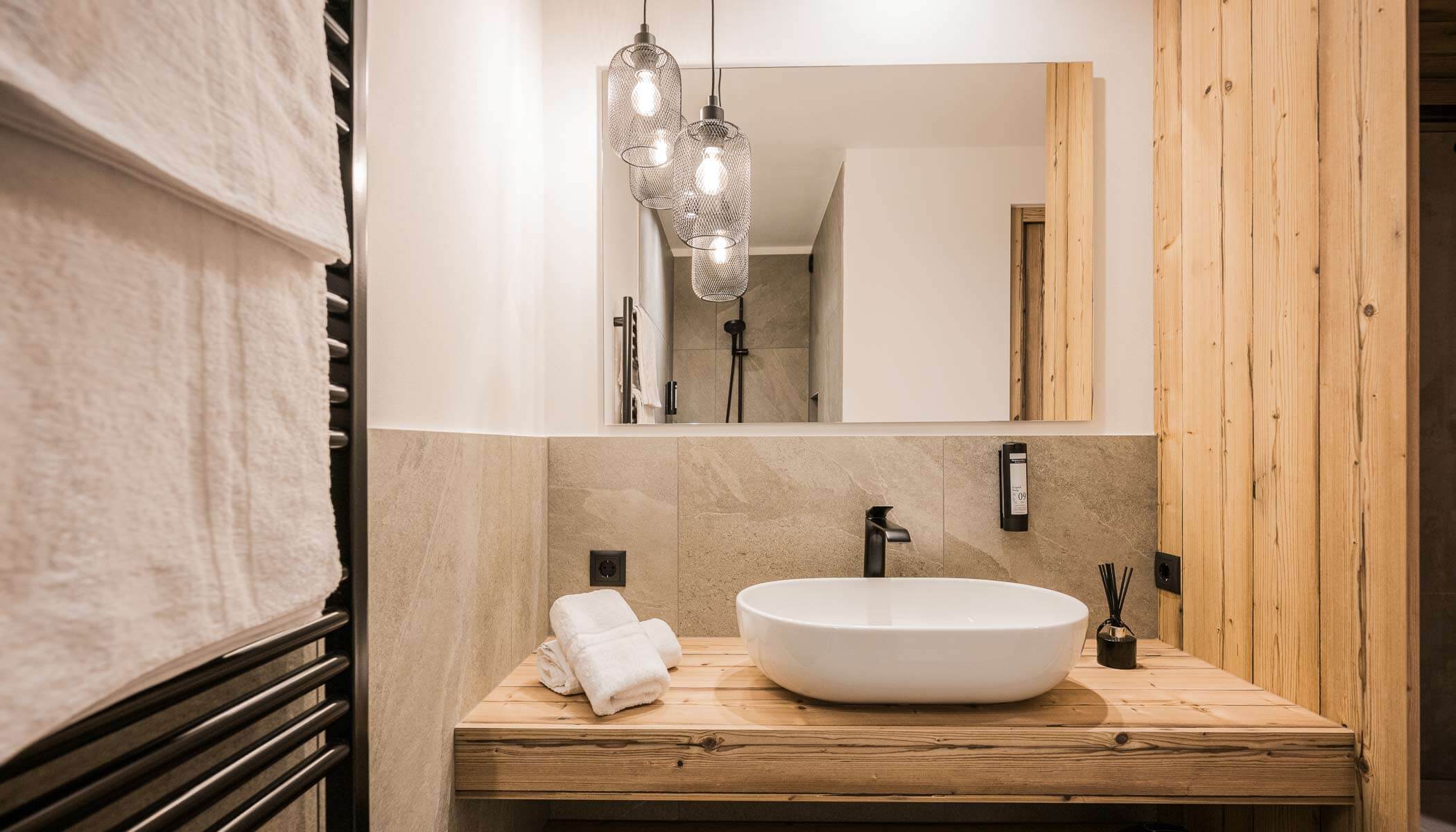 Apartment Dolomiten - Badezimmer