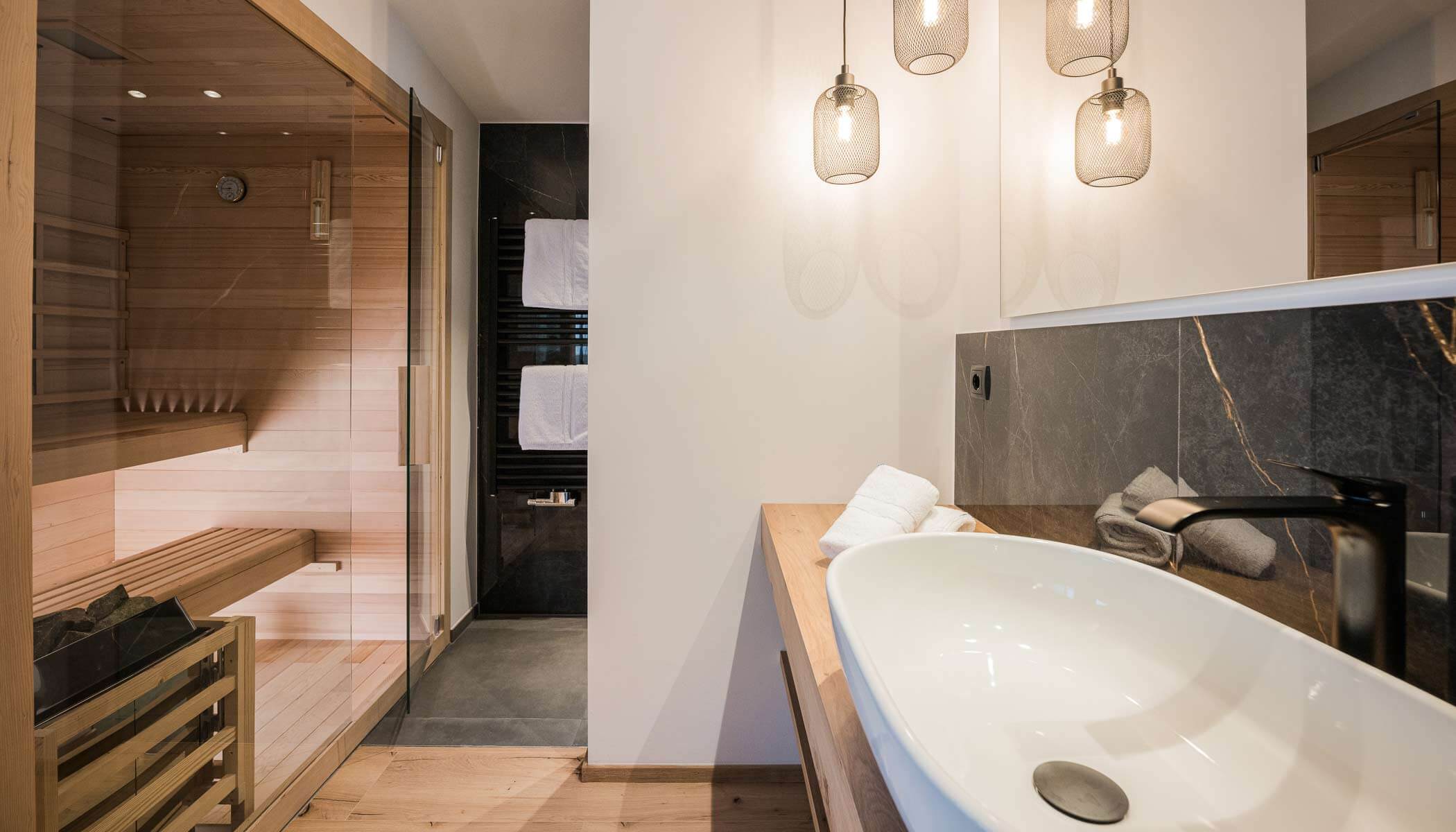 Apartment Montanaris - Badezimmer