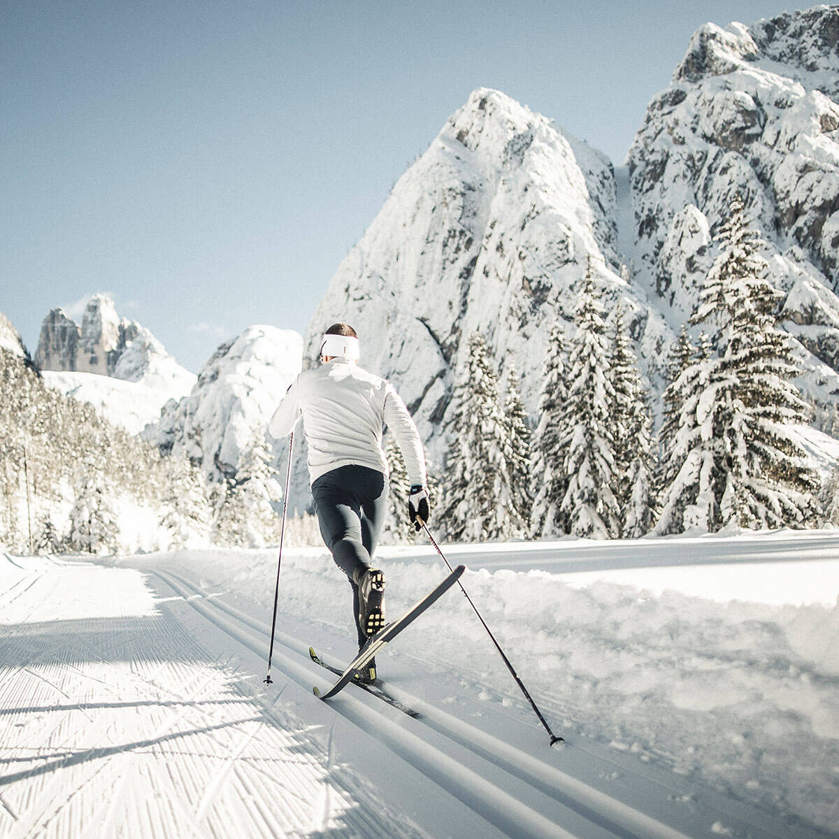 Winter in den Dolomiten
