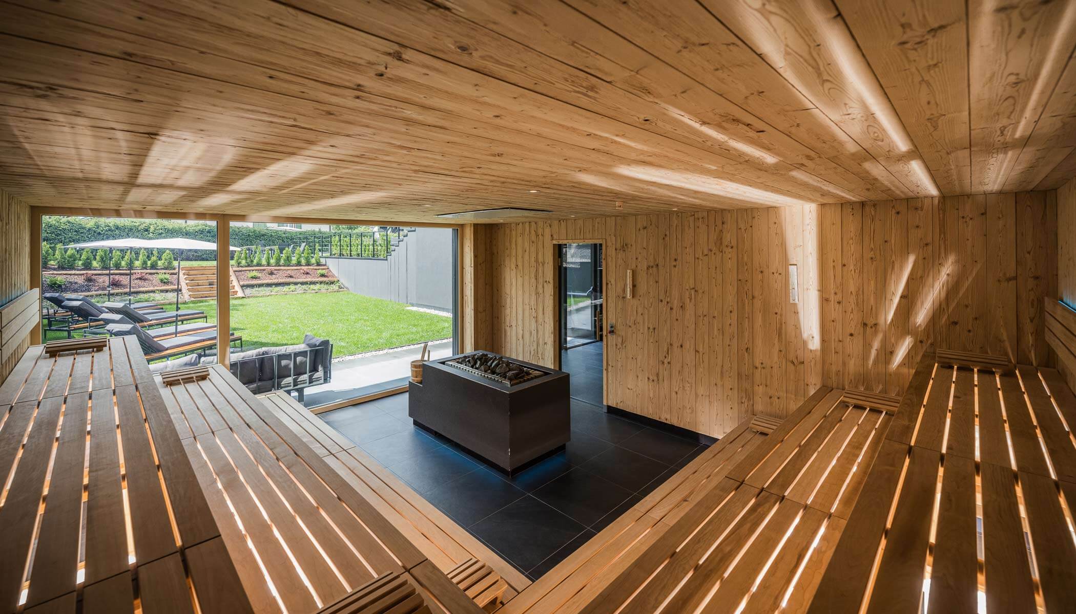 Montanaris - Ausblick Sauna